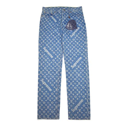 supreme x louis vuitton pants replica|supreme x Louis Vuitton diamond.